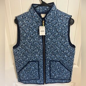 Crewcuts Navy Floral Puffer Jacket